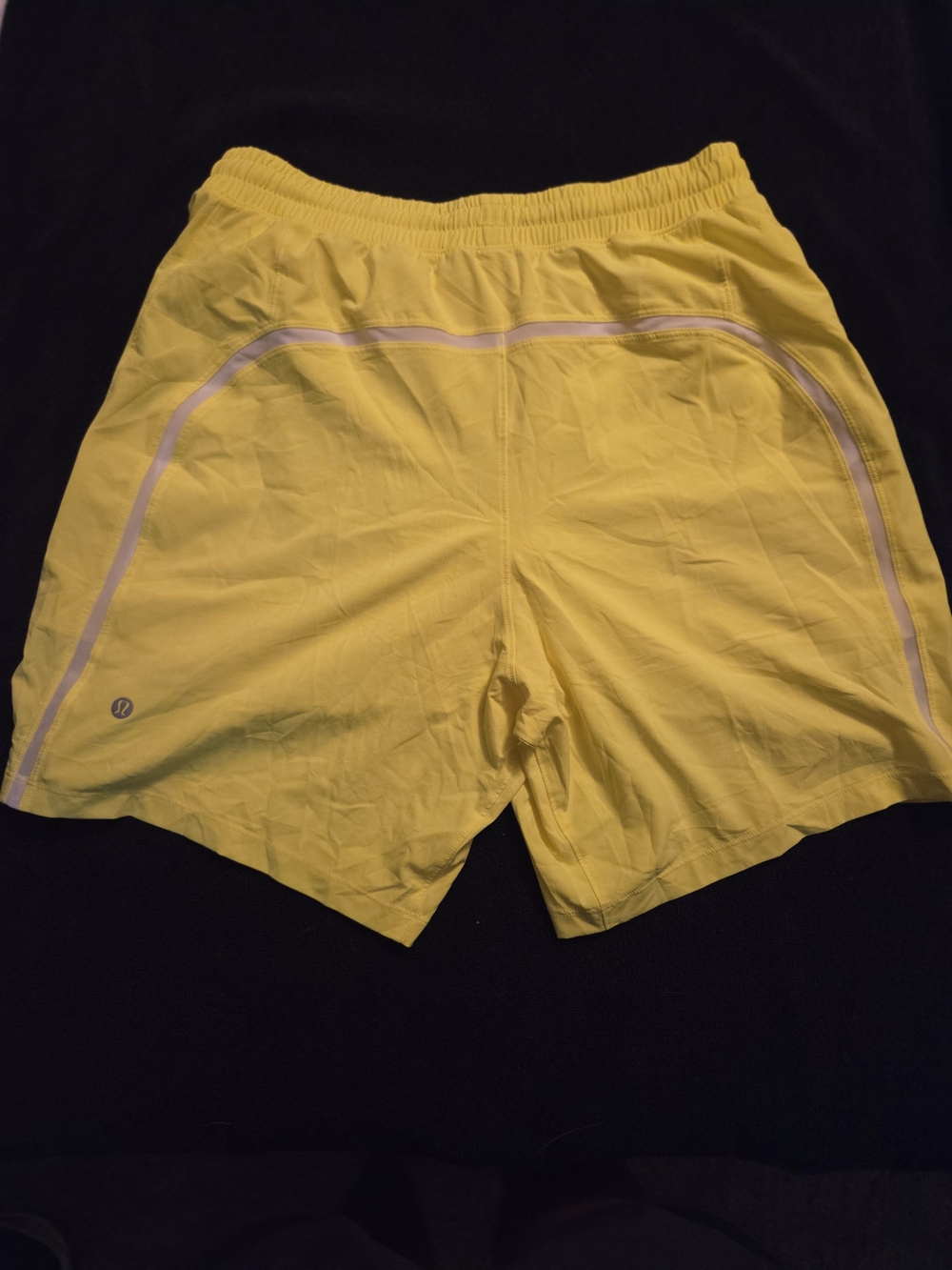 lululemon athletica Men’s Yellow Running Shorts